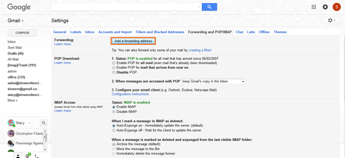 How To Set Up Auto Forwarding Rules In Gmail And Microsoft Exchange Lofty Help Center