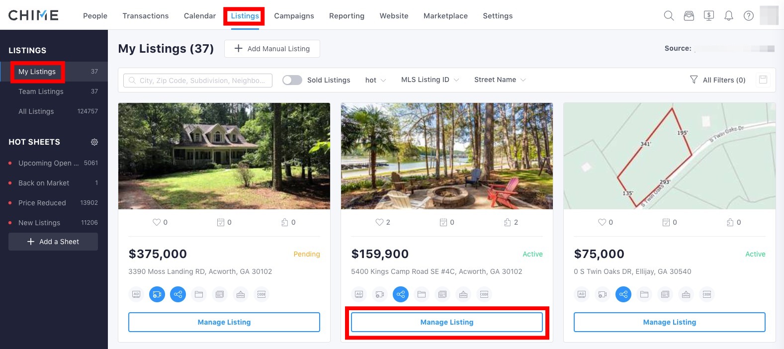 Listing