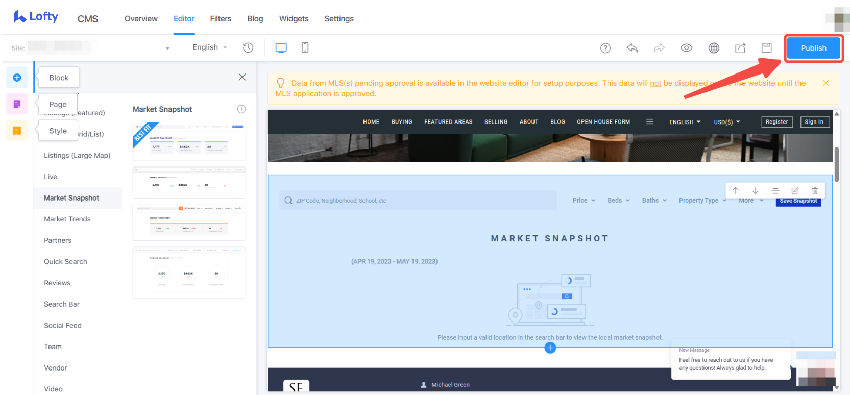 publish marketsnapshot block.png