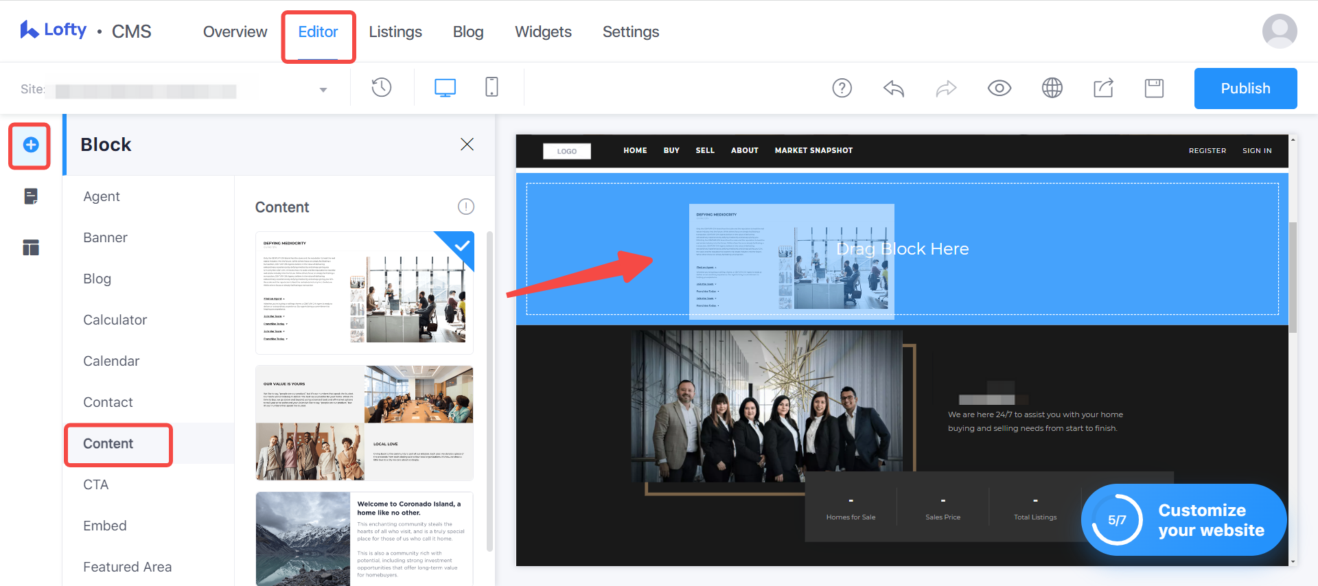 Content Block – Lofty Help Center