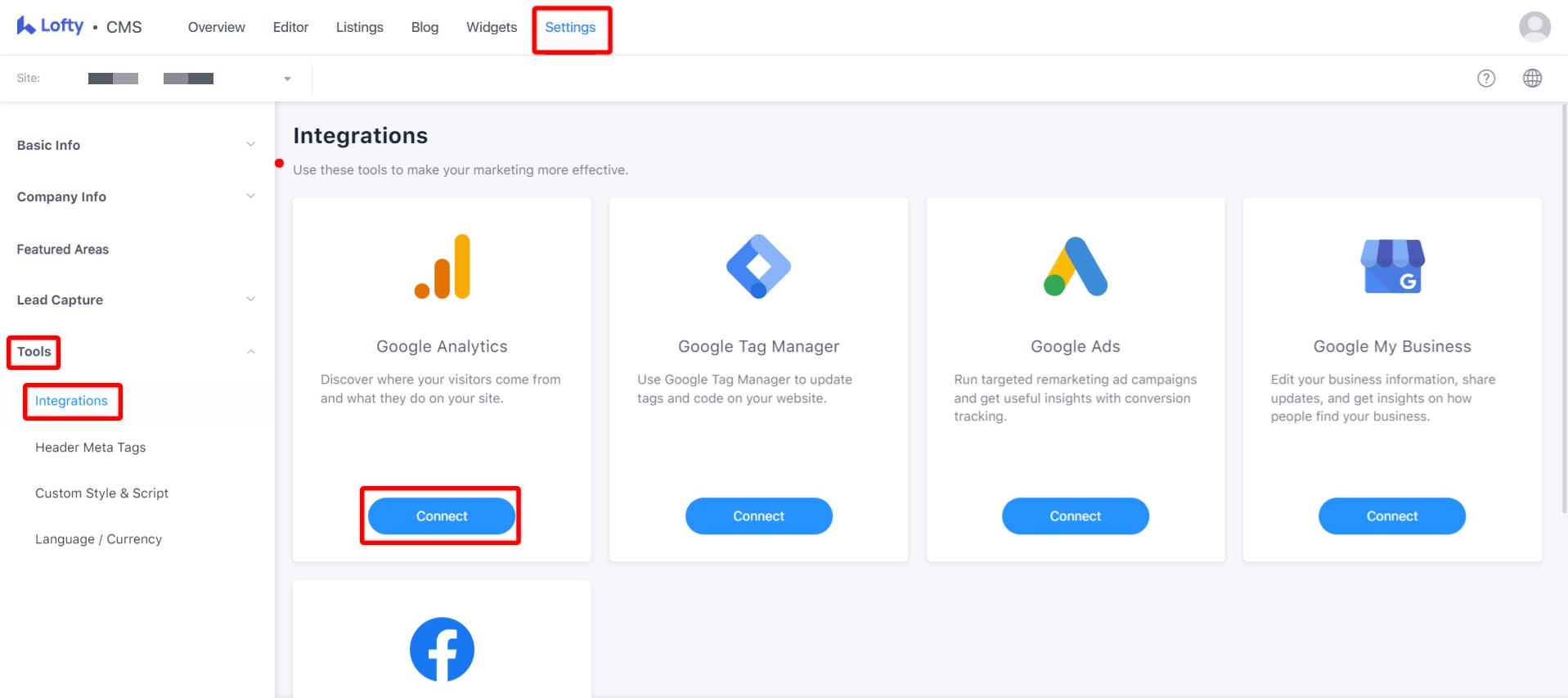 Google Analytics Integration – Lofty Help Center