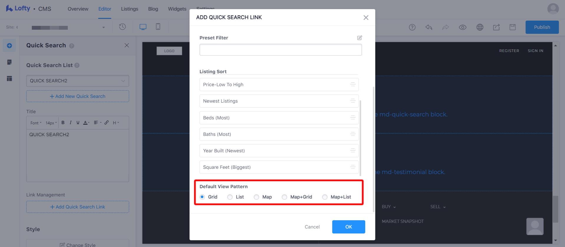 quick search default view pattern.jpeg