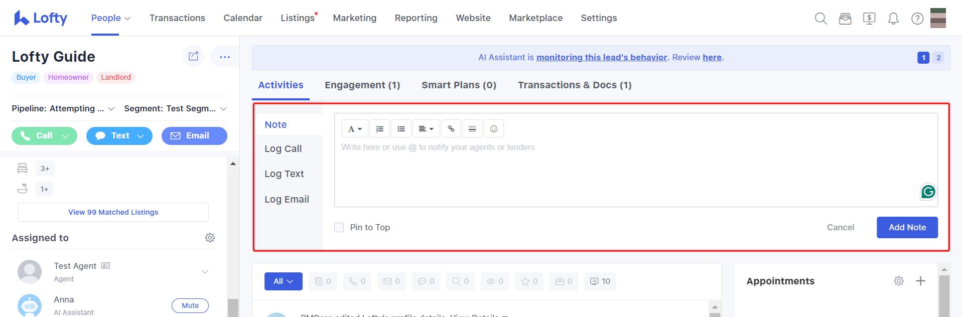 lead detail page note log.jpeg