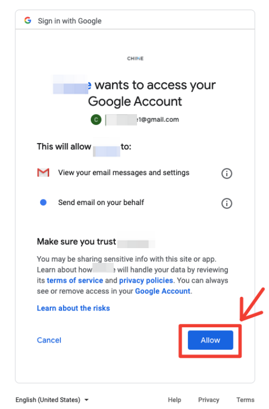 lofty wants to access your google account.png
